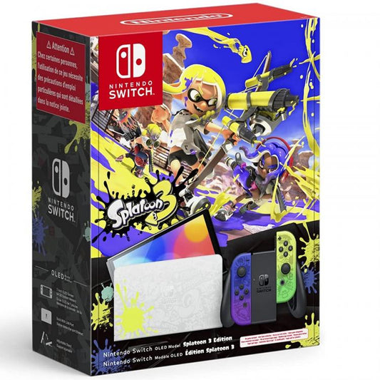 Nintendo Switch Oled Splatoon 3 Edizione Speciale Console Portatile 64 Gb Nuova