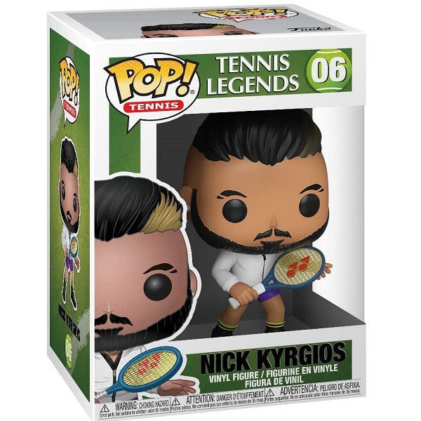 Funko Pop Tennis 06 Nick Kyrgios Vinyl Action Figure Legends Australia Statuetta