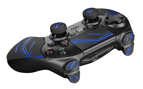 Nitho Controller Ps4 Ps3 Pc Windows Gamepad Pad Wireless Adonis Black Blue Usb
