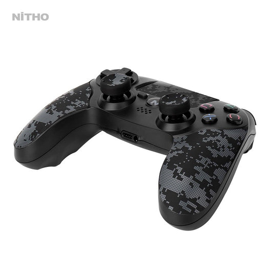 Nitho Controller Ps4 Ps3 Pc Windows Gamepad Pad Wireless Adonis Camouflage Usb