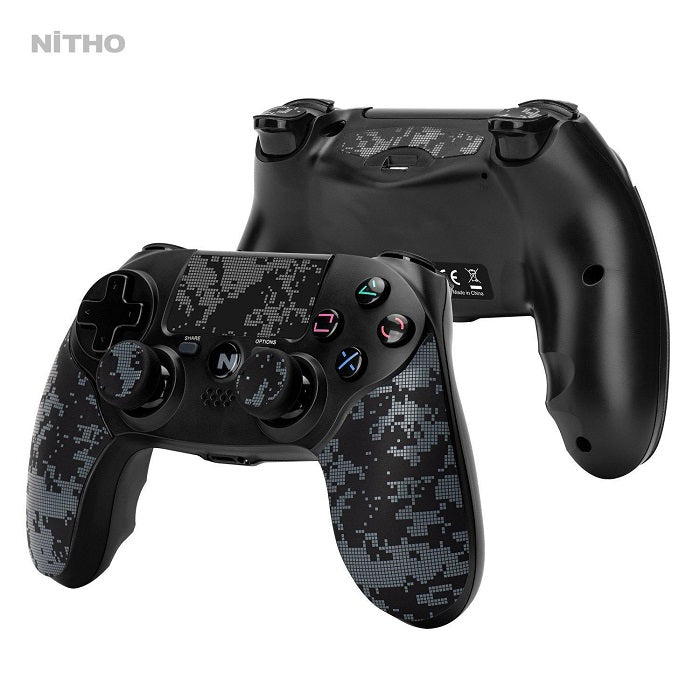 Nitho Controller Ps4 Ps3 Pc Windows Gamepad Pad Wireless Adonis Camouflage Usb