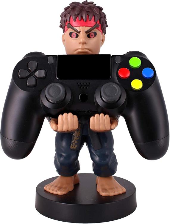 Cable Guys Street Fighter Evil Ryu Statuetta Base Ricarica Smartphone Controller