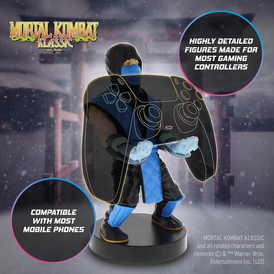 Cable Guys Sub-Zero Mortal Kombat Statuetta Base Ricarica Smartphone Controller