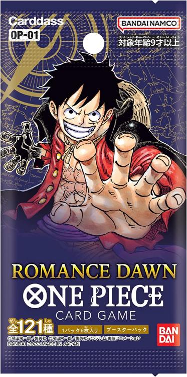 BANDAI - ONE PIECE CARD ROMANCE DAWN OP-01 JAP BOX 24 BUSTINE CARTE DA GIOCO