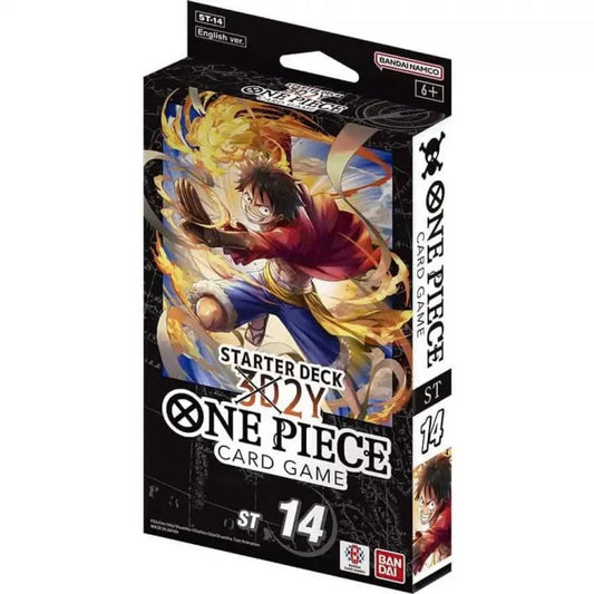 BANDAI ONE PIECE STARTER DECK 3D2Y ST-14 EU BOX 1 MAZZO CARTE CARD GAMES TCG ENG
