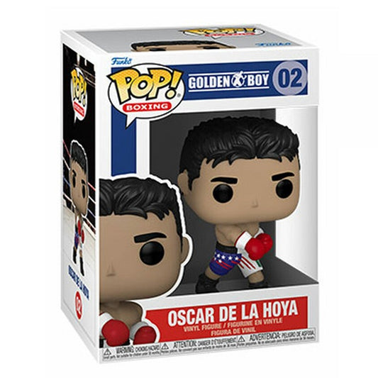 Funko Pop Boxing 02 Golden Boy Oscar De La Hoya Vinyl Action Figure Statua Boxe