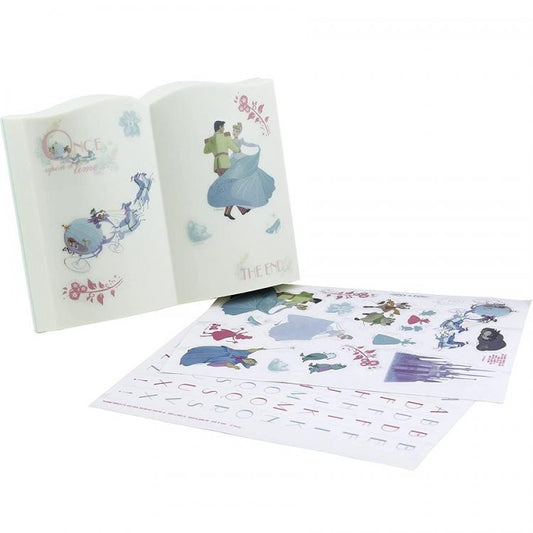 Paladone Disney Cenerentola Lampada Libro Con Stickers Logo Book Lamp Da Tavolo