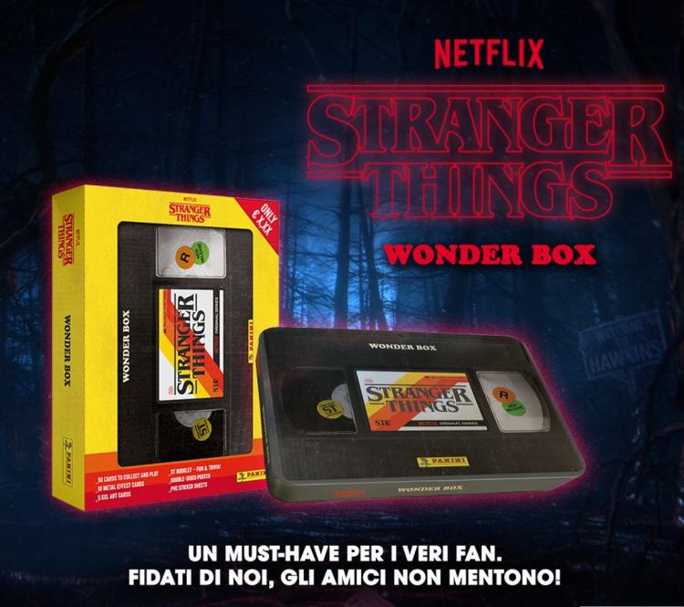 Stranger Things Panini Wonder Box Da Collezione Card + Poster + Stickers Limited