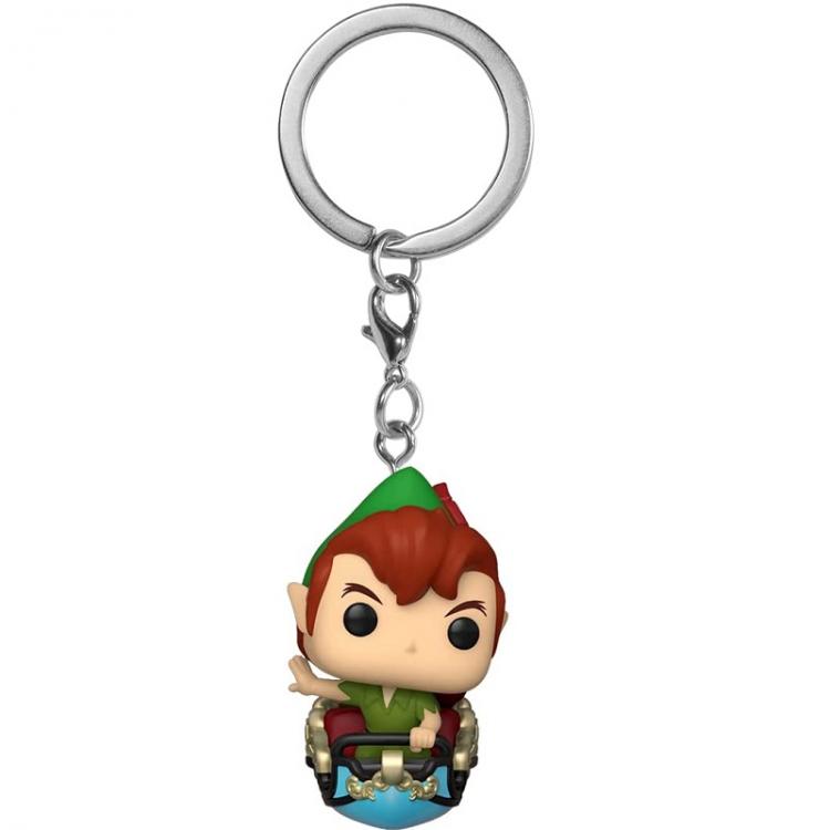 Funko Pop ! Pocket Keychain Disney World 50Th - Peter Pan Vinyl Portachiavi 4Cm