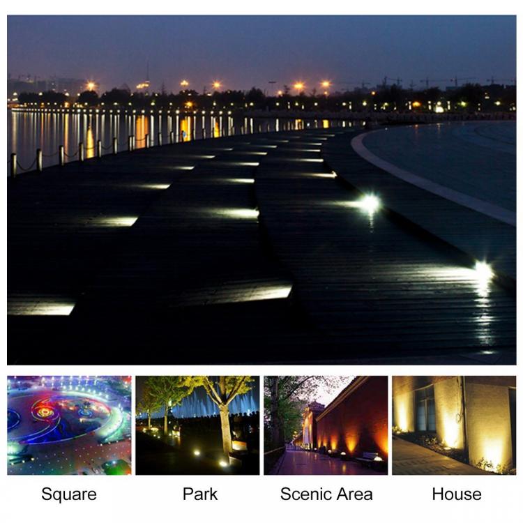 4 FARO LAMPADA LED SOLARE DA ESTERNO GIARDINO FARETTO 4 LED PICCHETTO SEGNAPASSI