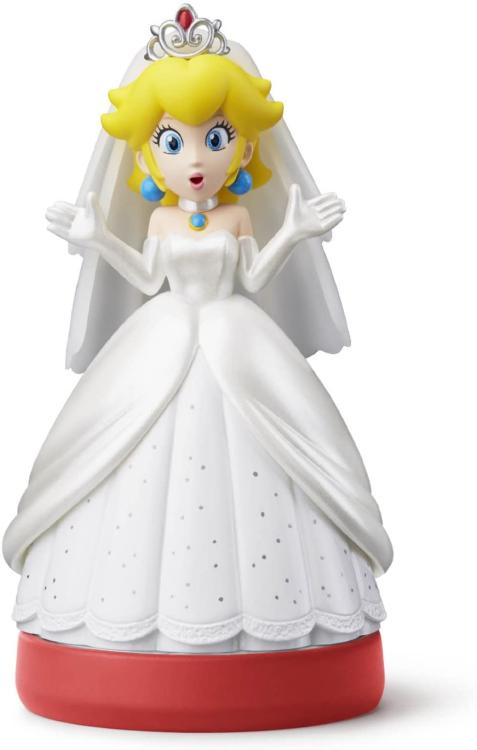 Amiibo Nintendo Super Mario Odyssey Peach Sposa Figure Da Collezione Wedding
