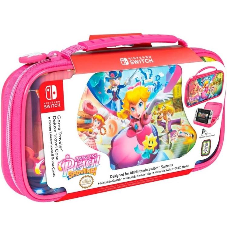 Nacon Custodia Nintendo Switch Game Traveler Deluxe Princess Peach Showtime Case