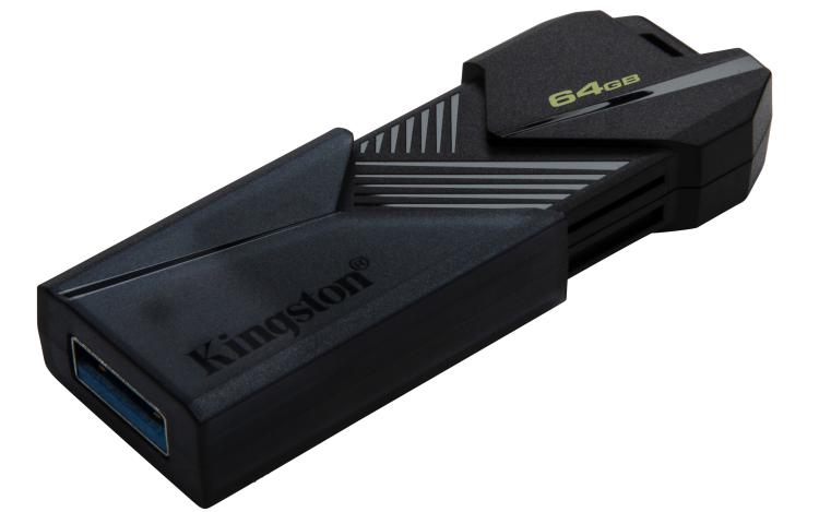 Kingston Pendrive Dtxon/64Gb Usb 3.2 Gen1 Nero/Blu Pc Pennetta Chiavetta Memoria