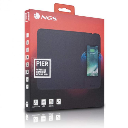 Ngs Mousepad Tappetino Mouse Con Caricatore Wireless Integrato Per Smartphone Qi