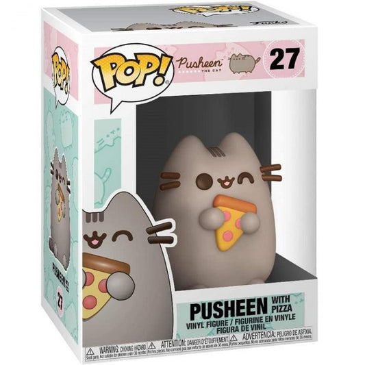 Funko Pop ! Pusheen The Cat - Pusheen With Pizza (27) Gatto Con La Pizza Vinyl