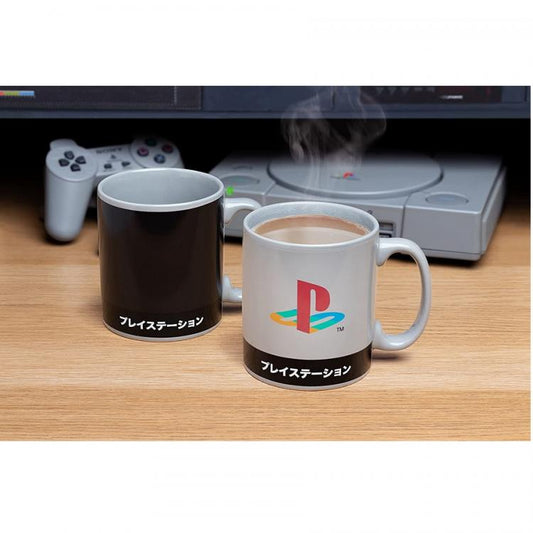 Paladone Tazza In Ceramica Termo Sensibile Playstation Heritage Xl Cambia Colore