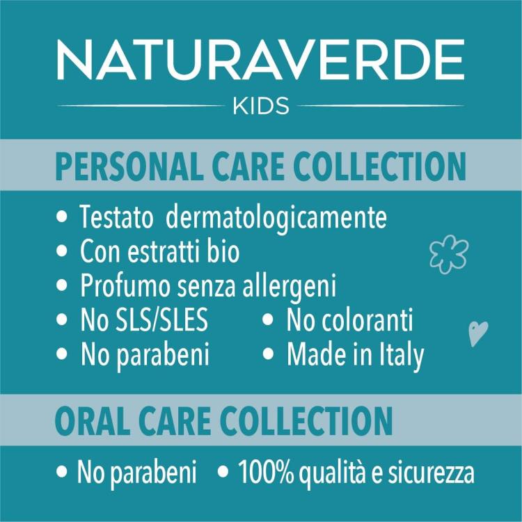 Naturaverde Kids Kit Barbie Cofanetto Bagnoschiuma 300Ml+Balsamo 200Ml+Carte Uno