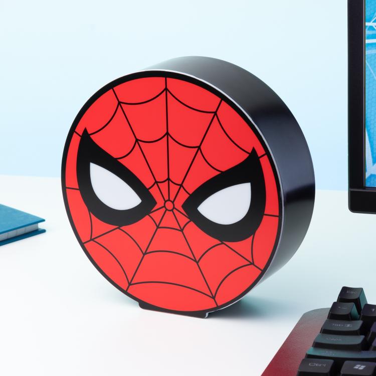 Paladone Box Light Marvel Spider Man 2D Lampada Led Spiderman Ufficiale 16Cm
