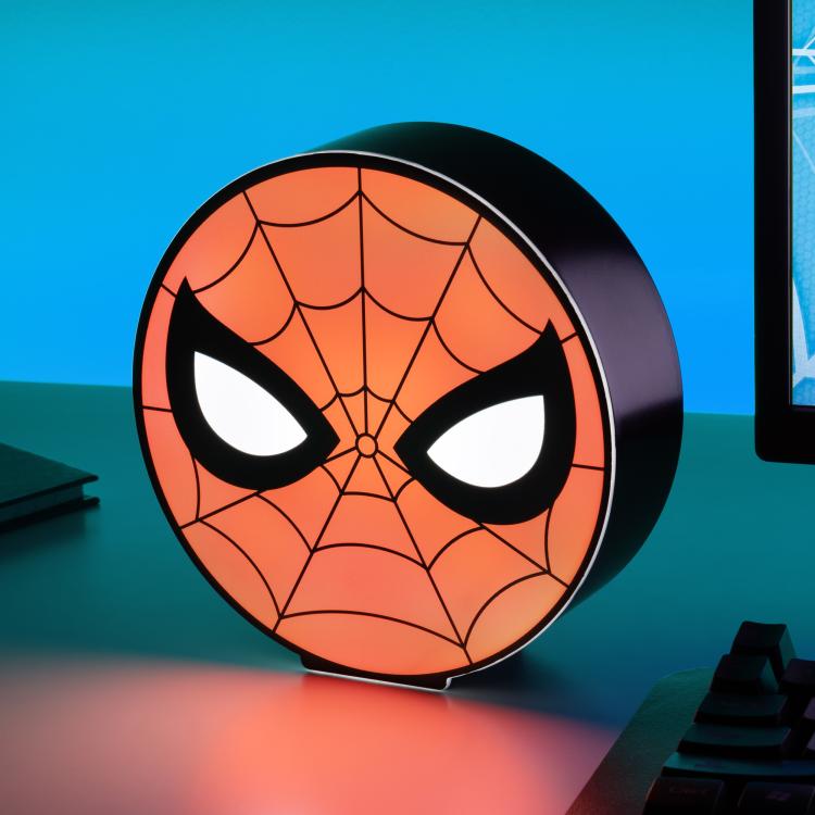 Paladone Box Light Marvel Spider Man 2D Lampada Led Spiderman Ufficiale 16Cm