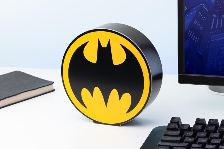 Paladone Box Light Dc Comics Batman Lampada Led Logo Bat Signal 16Cm Gotham City