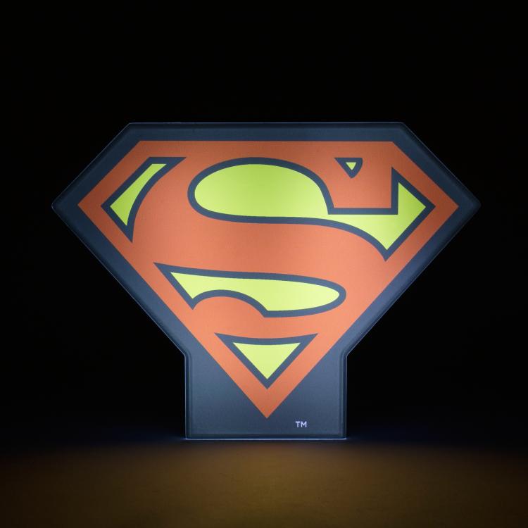 Paladone Box Light Marvel Superman 2D Lampada Led Super Man Ufficiale 16Cm