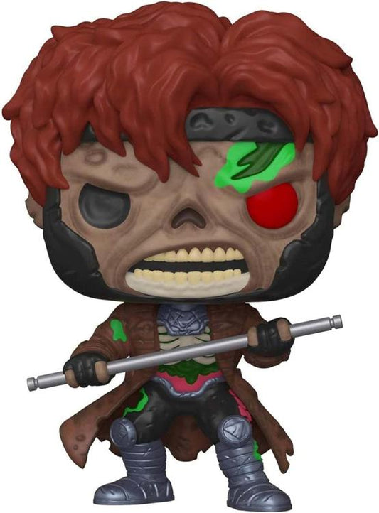 Funko Pop ! Marvel Zombies - Zombie Gambit - (788) Statuetta Vinyl Figure 9Cm