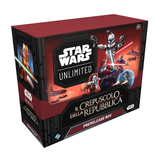 Star Wars Unlimited (Crepuscolo Della Repubblica) Prerelease Box Carte Card Game