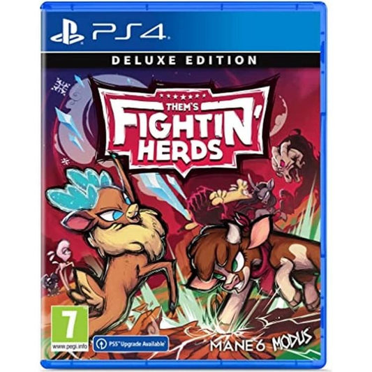 Them'S Fightin Herds Deluxe Edition Ps4 Videogioco Playstation 4 Eu Ita Up Ps5