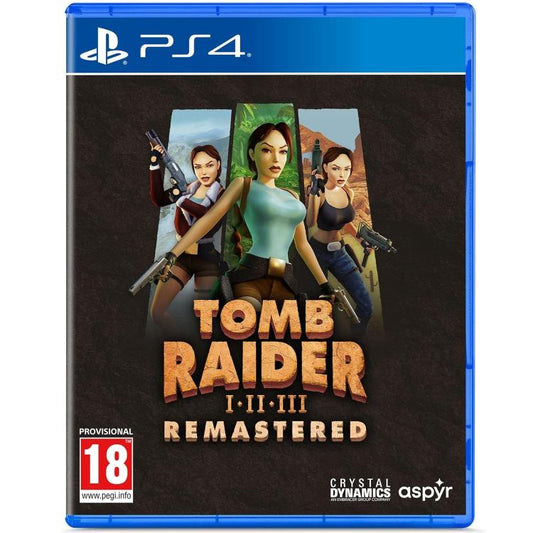Tomb Raider I-III Remastered Trilogy Starring Lara Croft Ps4 Gioco Eu Italiano