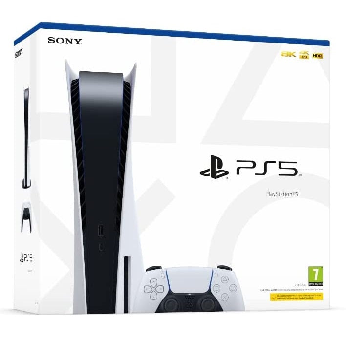 Sony Console Playstation 5 825Gb Standard Edition C Chassis White Ps5 Ver. Disco