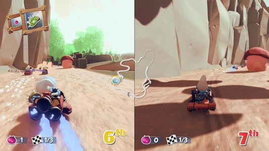 I Puffi 2 In 1 Game Collaction Missione Vilfoglia + Kart Nintendo Switch Pal Ita