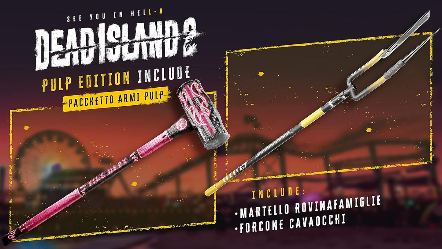 Dead Island 2 Pulp Edition Ps4 Videogioco Playstation 4 Eu Italiano Up Ps5