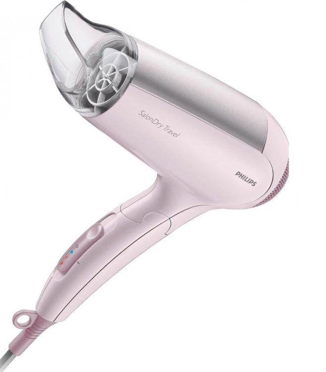 Philips Salon Dry - Phon Asciugacapelli Diffusore Pieghevole 1600W Viaggio Sport