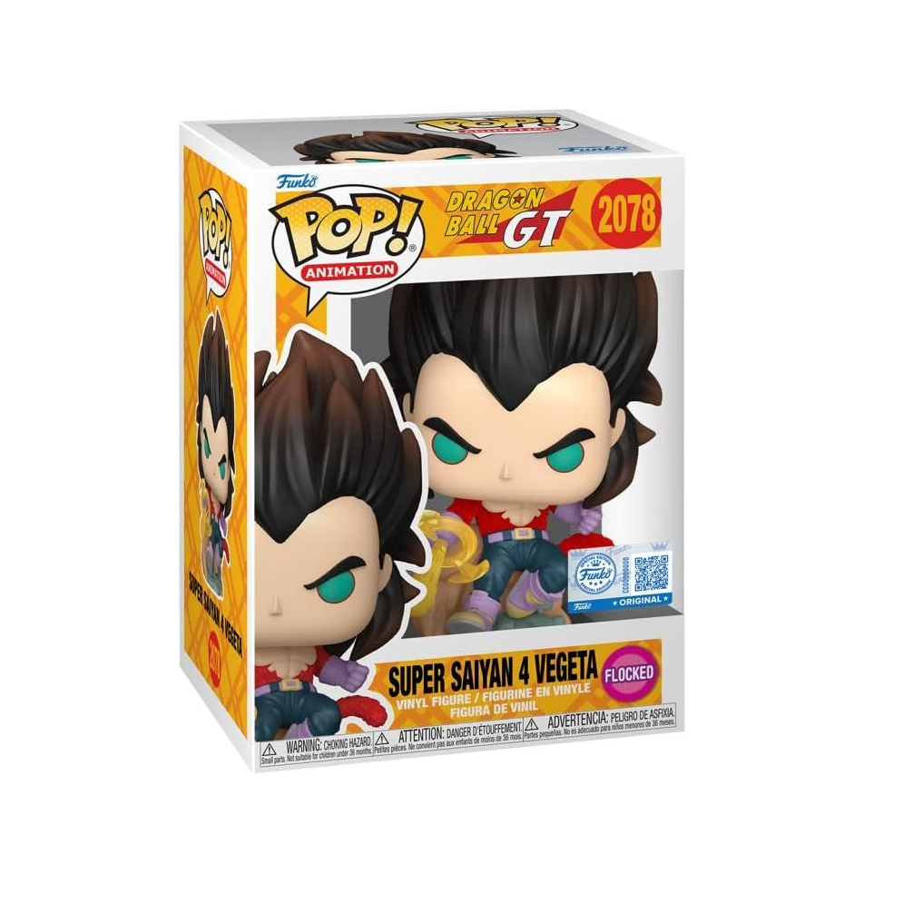 Funko Pop ! Animation Dragon Ball Gt - (2078) Super Saiyan 4 Vegeta (Flocked) - Figure 9Cm