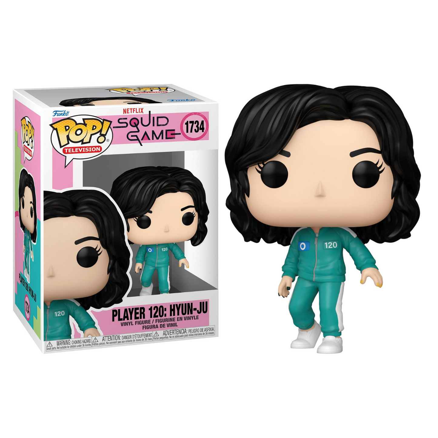 Funko Pop ! Television - Squid Game (1734) Hyun-Ju Player 120 Figure 9cm