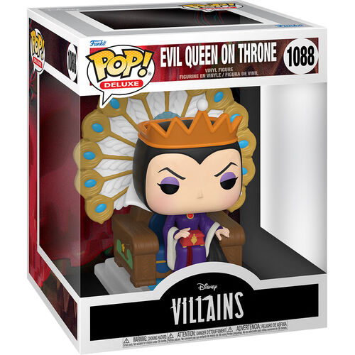 Funko Pop ! Disney Villains - Evil Queen On Throne (1088) Vinyl Figure Regina