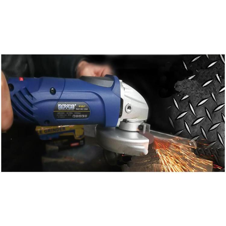 Royce Smerigliatrice Flex Angolare Levigatrice 125Mm 900W Velocita' 11000 Giri