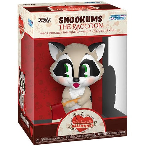 Funko Paka ! Villainous Valentines Pookie The Raccoon Vinyl Figure Da Collezione