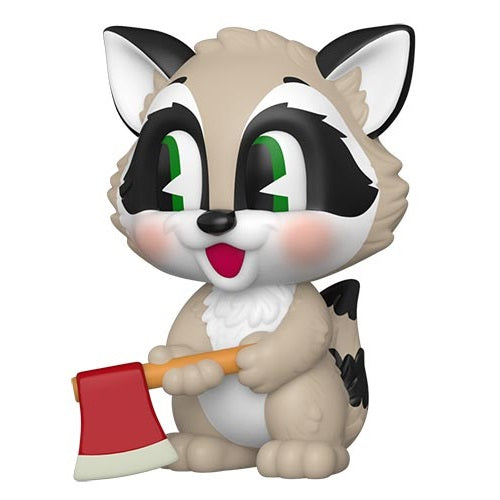 Funko Paka ! Villainous Valentines Pookie The Raccoon Vinyl Figure Da Collezione