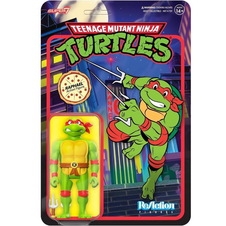 Reaction Super7 Tartarughe Ninja "Raffaello" Action Figure Collezione Raffaello