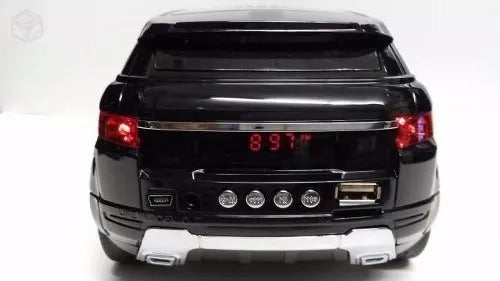 AKAI RANGE ROVER EVOQUE SPEAKER BLUETOOTH AUX USB CASSA STOP LED PORTATILE NERO