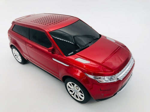 AKAI RANGE ROVER EVOQUE SPEAKER BLUETOOTH AUX USB CASSA STOP LED PORTATILE ROSSO