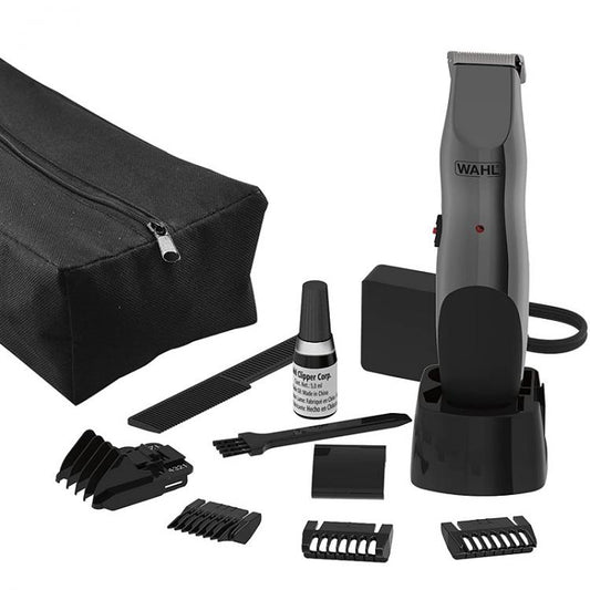 Wahl Regolabarba Nero Cordless + Kit Accessori Groomsman Rasoio Ricaricabile