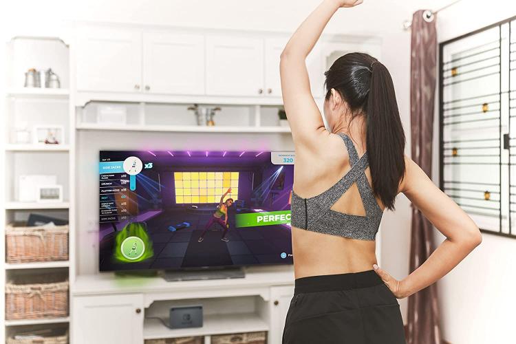 Let'S Get Fit Nintendo Switch Videogioco Bundle Per Sport E Fitness Italiano