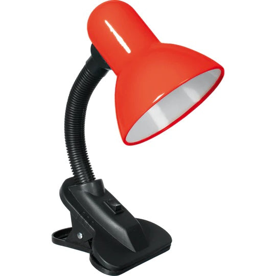 Lampada Da Tavolo Scrivania Snodabile Orientabile Morsetto E27 Ufficio Estetista