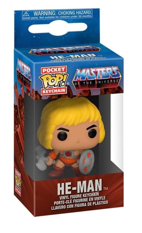 Funko Pop ! Keychain Master Of The Universe - (He-Man) Portachiavi Vinyl Figure