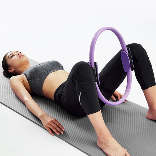 Cerchio Anello Pilates Ring Magic Circle Attrezzo Fitness Yoga Accessori -Grigio