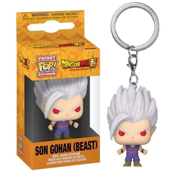 Funko Pop ! Keychain Dragon Ball Super - (Son Gohan Beast) Portachiavi Vinyl 4Cm