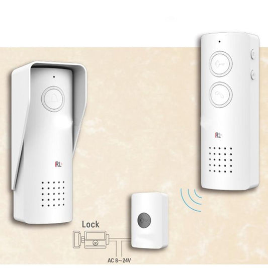 CITOFONO WIRELESS SENZA FILI IP44 ESTERNO INTERNO CAMPANELLO MONOFAMILIARE CASA