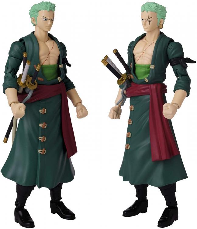 BANDAI | ONE PIECE ANIME HEROES 17cm (RORONOA ZORO) - ACTION FIGURE MANGA RUBBER